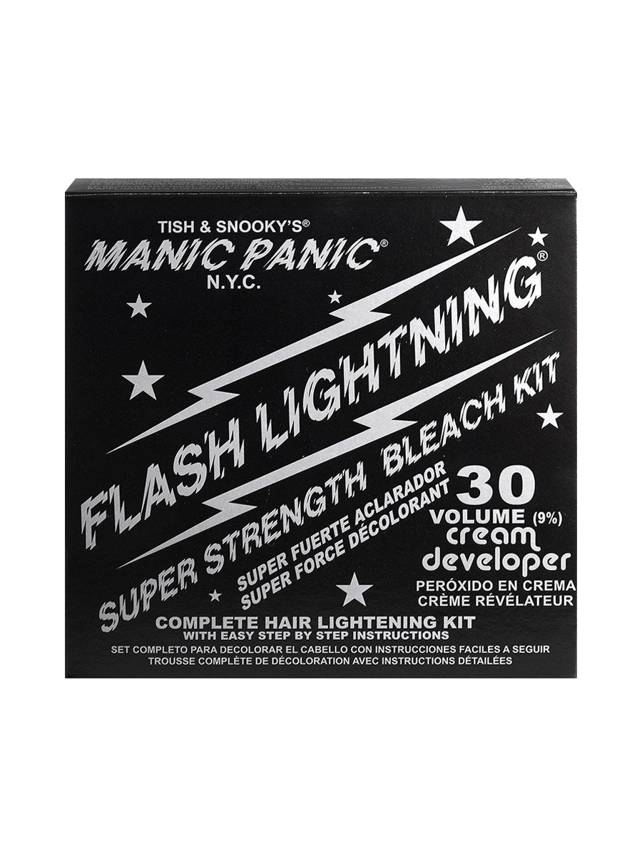 Manic Panic Flash Lightning Bleach Kit 30 Volume Cream Developer