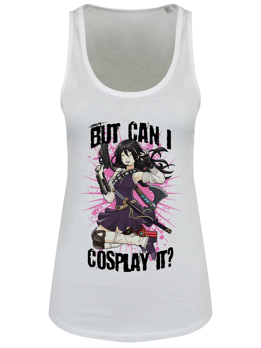 But Can I Cosplay It? Ladies White Floaty Tank