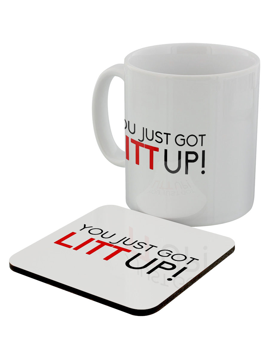 Louis Litt You Just Got Litt Up' Enamel Mug