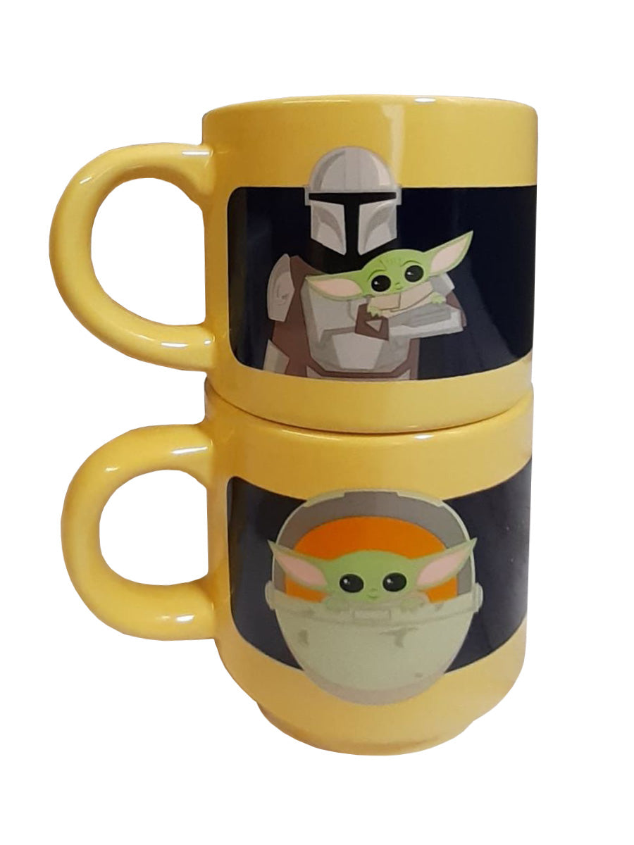  Star Wars: The Mandalorian (Stronger/Where I Go) - Stackable Mug  Set : Home & Kitchen