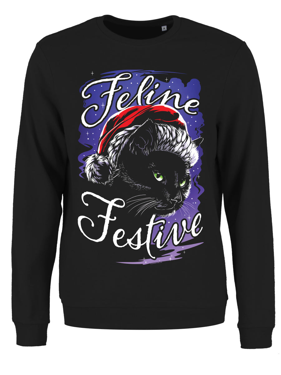 Cat christmas jumper mens best sale