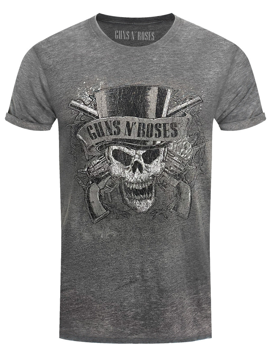 Guns N' Roses - Classic Logo Women's Burnout T-Shirt - Pop Music