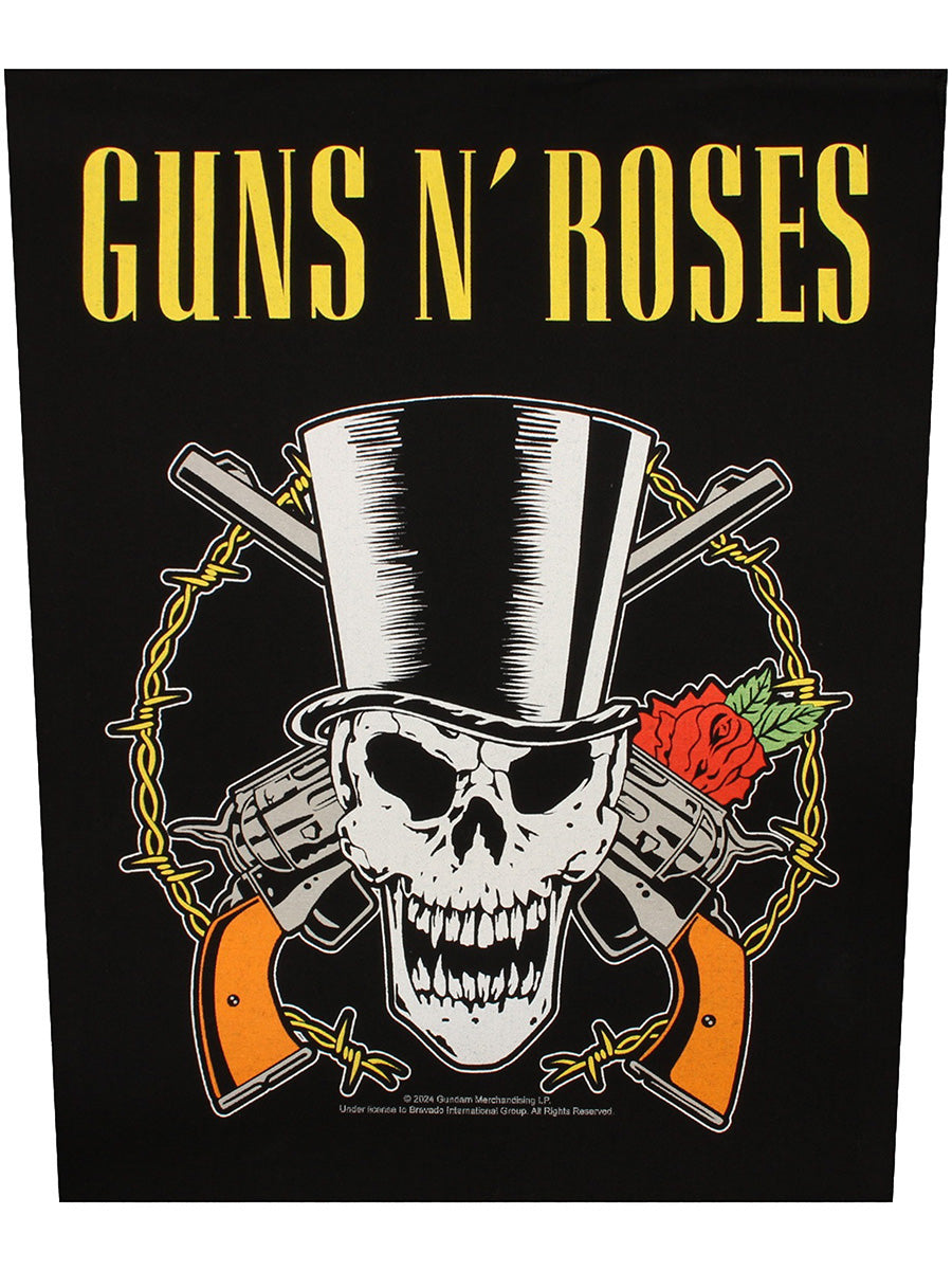 Guns N Roses Skull And Guns Backpatch