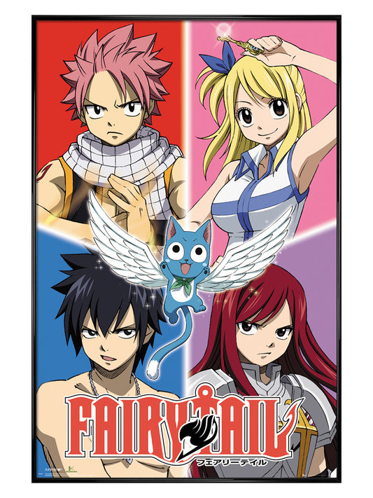 Fairy Tail Quad Maxi Poster