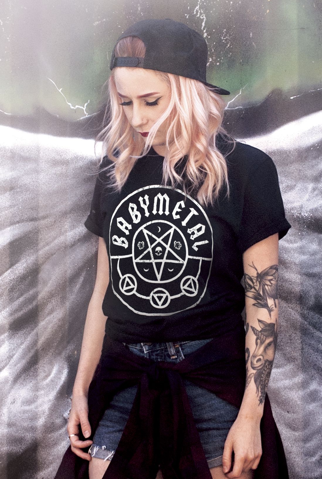 Babymetal Pentagram Men's Black T-Shirt – Grindstore