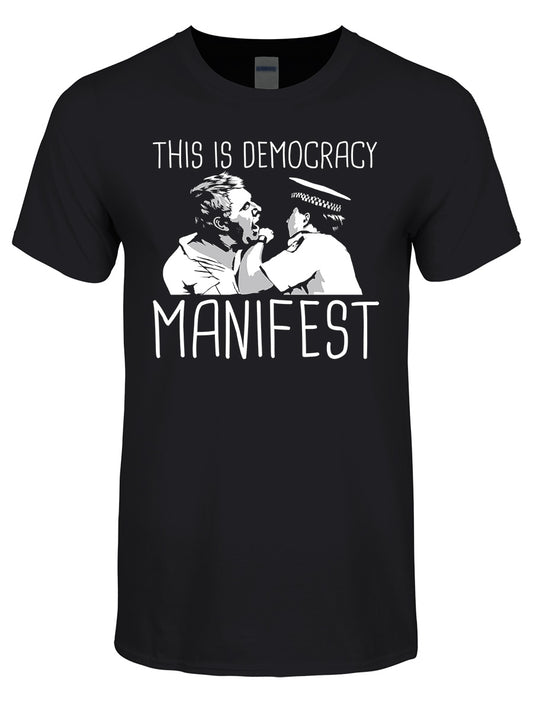 This is Democracy Manifest Men's Black T-Shirt