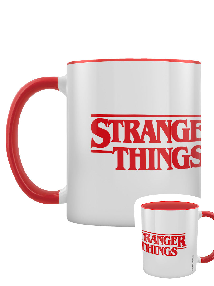 Stranger Things Logo Red Coloured Inner Mug – Grindstore