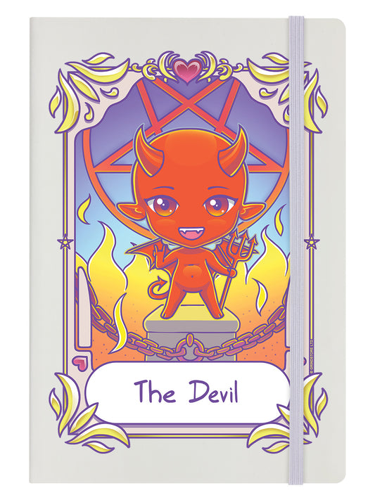 Deadly Tarot Kawaii - The Devil Cream A5 Hard Cover Notebook