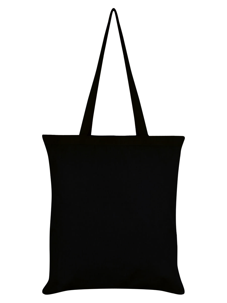 Celestial Moon Child Black Tote Bag