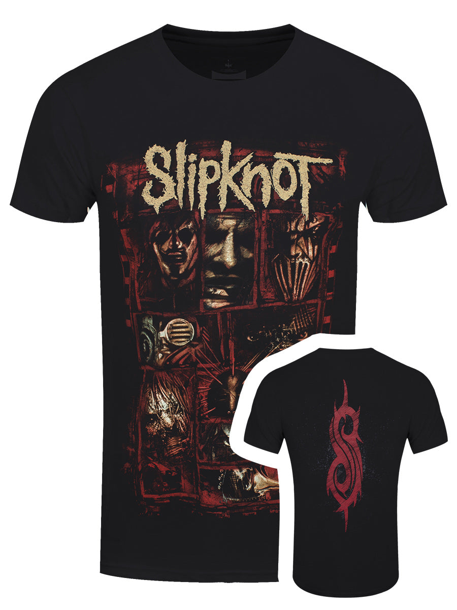 Slipknot Sketch Boxes Mens Black T Shirt 5151