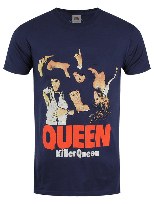 Queen Killer Queen Men's Navy Blue T-Shirt