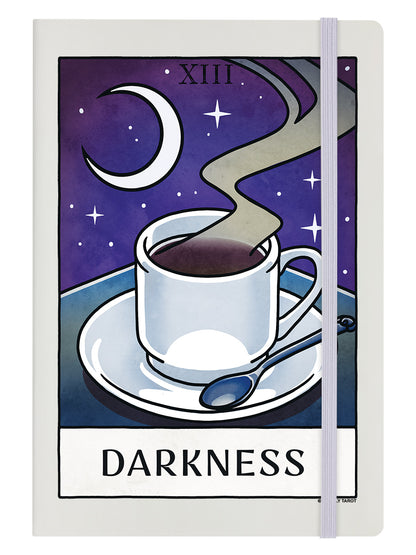 Deadly Tarot Life - Darkness Cream A5 Hard Cover Notebook