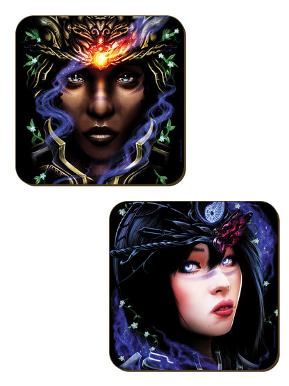 Ethereal Goddess' 4 Piece Coaster Set