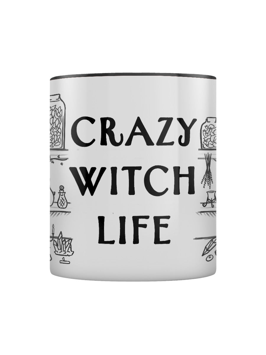 Crazy Witch Life Black Inner 2-Tone Mug