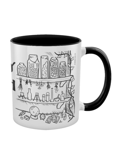 Crazy Witch Life Black Inner 2-Tone Mug