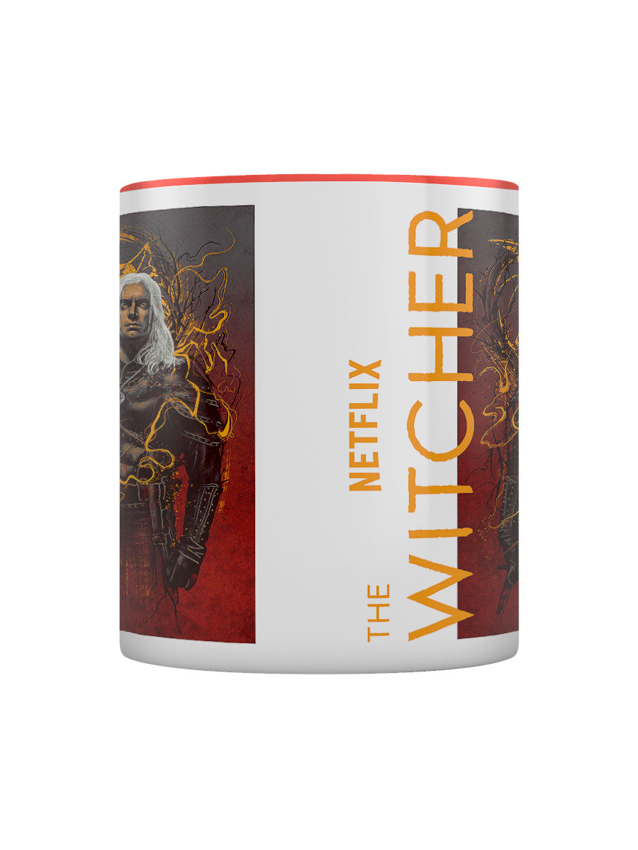 The Witcher (Geralt The Wolf) Red Coloured Inner Mug