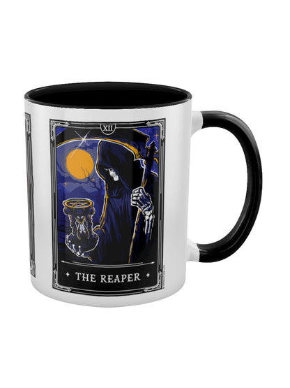 Deadly Tarot Legends The Reaper, The Spirit, Mothman Black Inner 2-Tone Mug