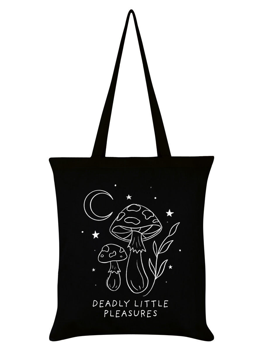 Deadly Little Pleasures Black Tote Bag