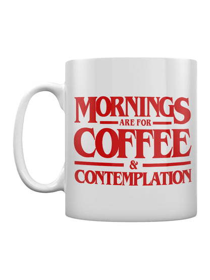 Stranger Things Coffee and Contemplation Mug