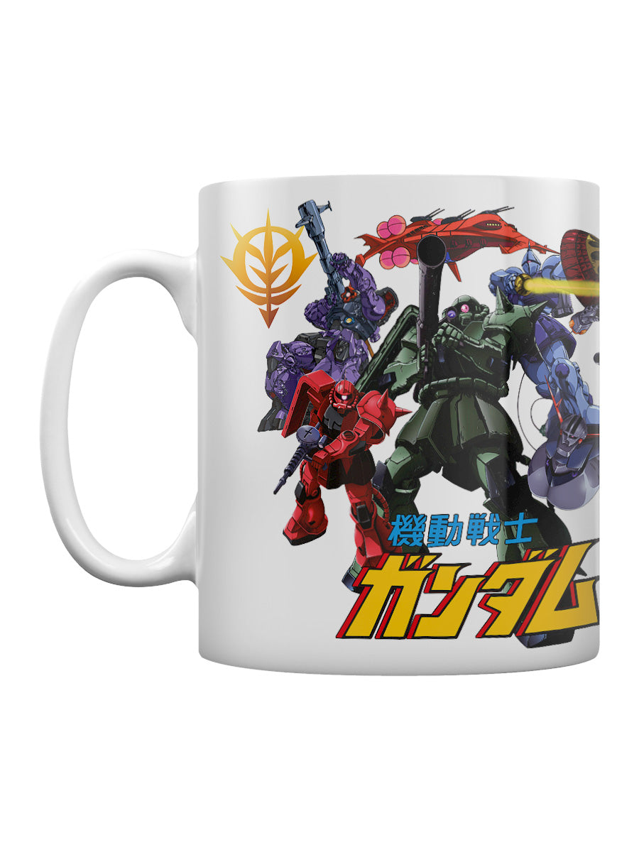 Gundam Mech Mash Up Mug