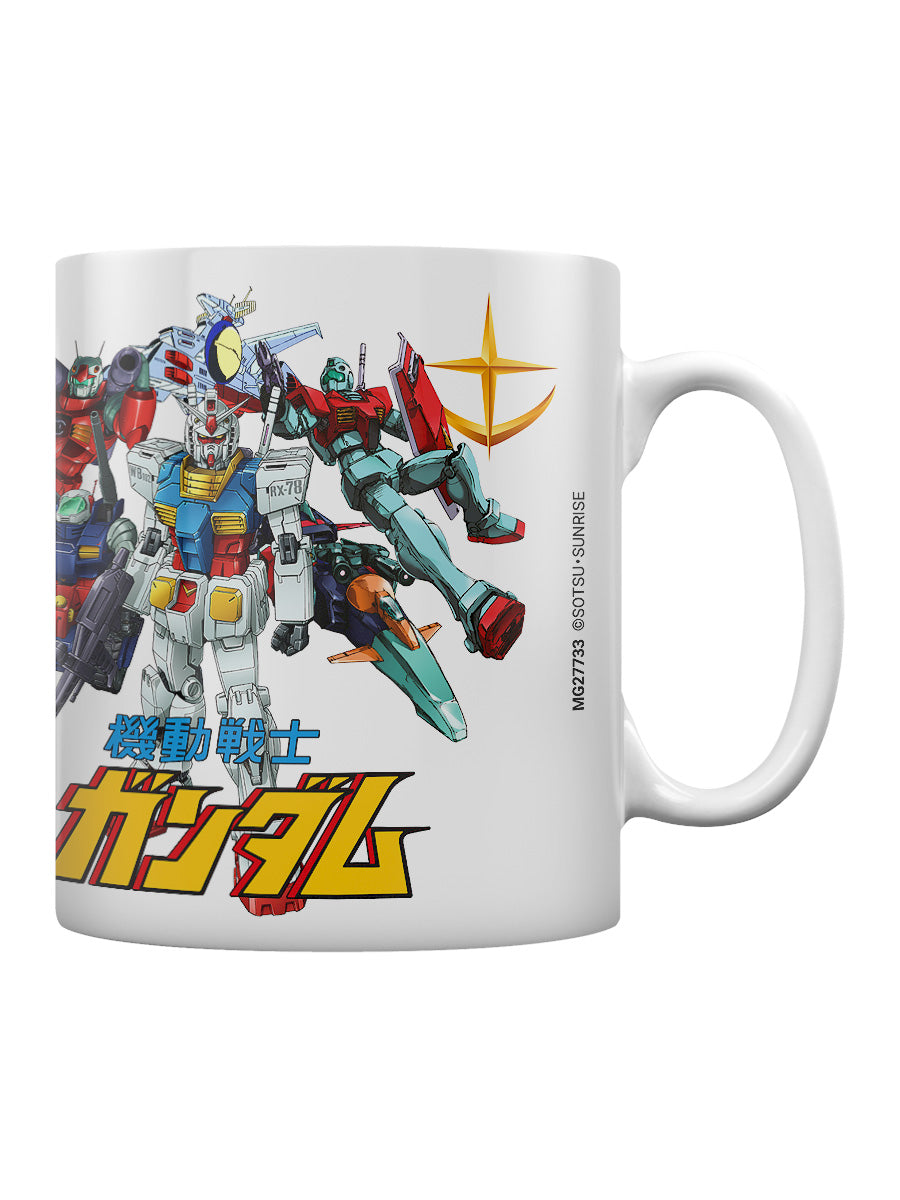 Gundam Mech Mash Up Mug