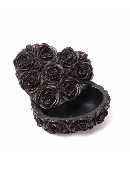 Alchemy Black Rose Heart Box