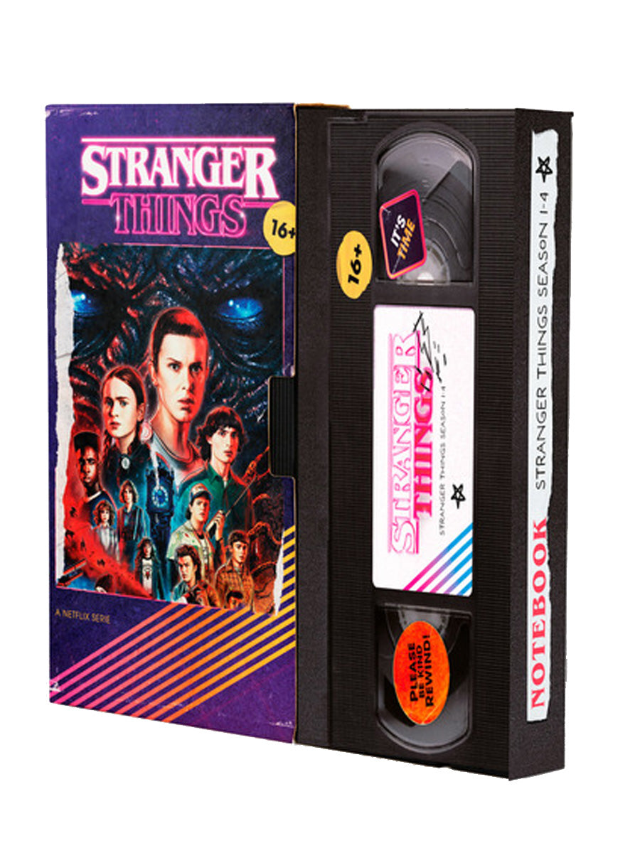 Stranger Things VHS Premium A5 Notebook