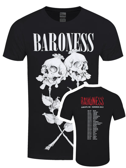 Baroness Razor Bloom 2022 Tour Men's Black T-Shirt