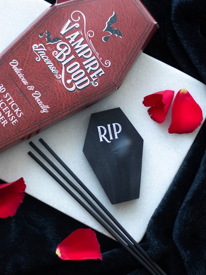 Vampire Blood Incense Sticks and Coffin Holder