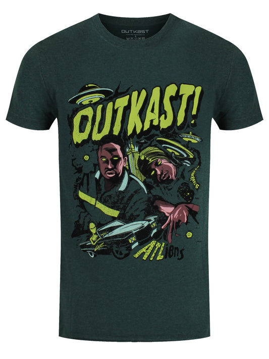 Outkast ATLiens Men's Green T-Shirt