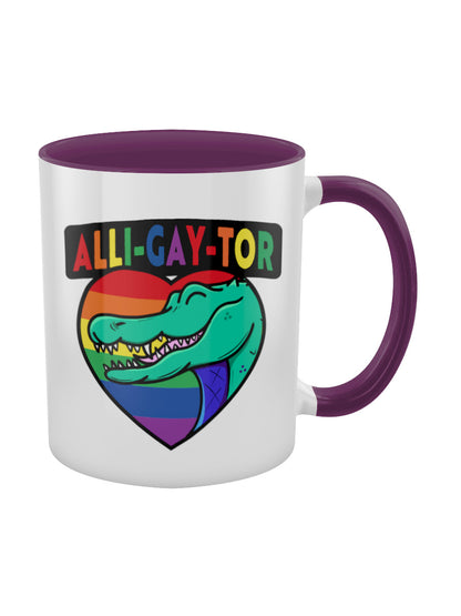 Alli-Gay-Tor Purple Inner 2-Tone Mug