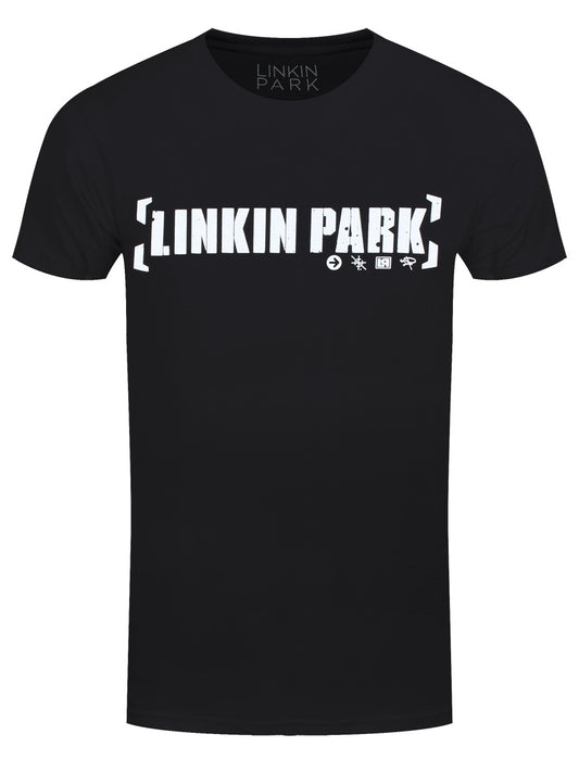 Linkin Park Bracket Logo Men's Black T-Shirt