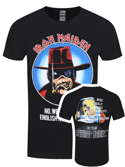 Iron Maiden Not An English Rock Band Men's Black T-Shirt