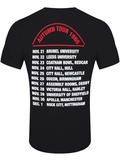 Iron Maiden Autumn Tour 1980 Men's Black T-Shirt