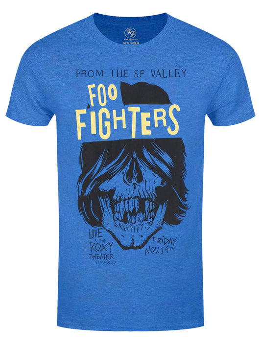 Foo Fighters Roxy Flyer Men's Blue T-Shirt