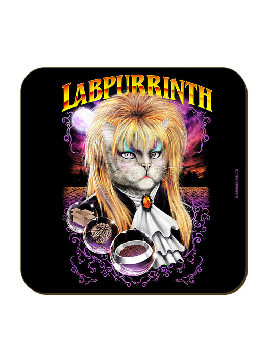 Horror Cats Horror Cats Labpurrinth Coaster