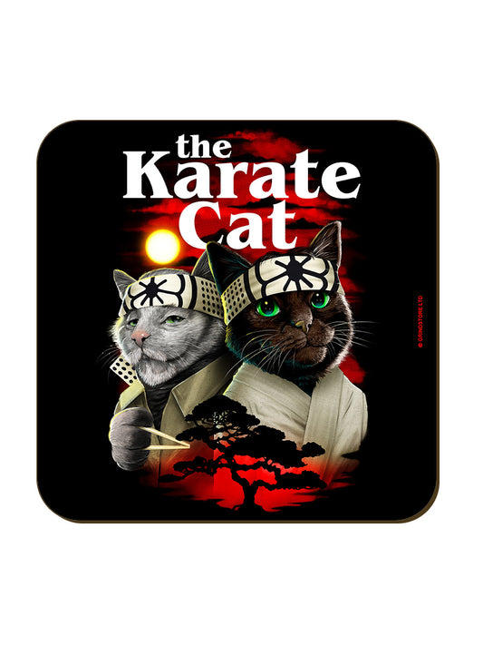 Horror Cats The Karate Cat Coaster