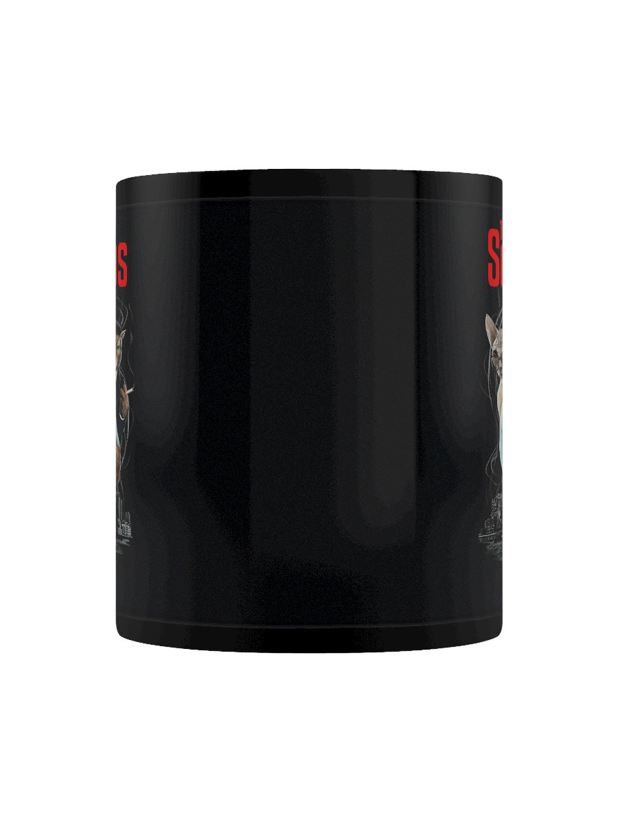 Horror Cats The Sopurranos Black Mug