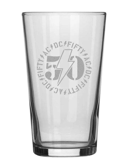 AC/DC Fifty Drinking Glass