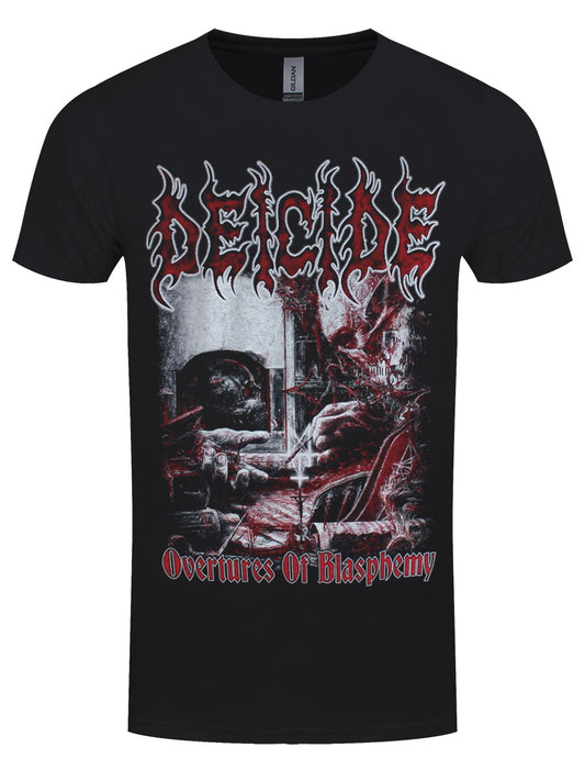 Deicide Overtures Of Blasphemy Men's Black T-Shirt