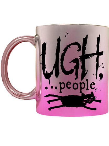 Ugh, People Pink Mirror Mug