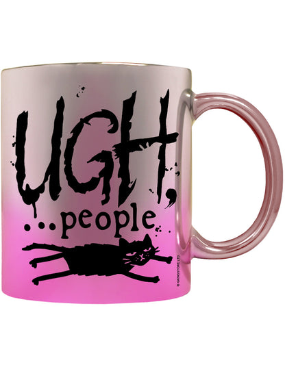 Ugh, People Pink Mirror Mug