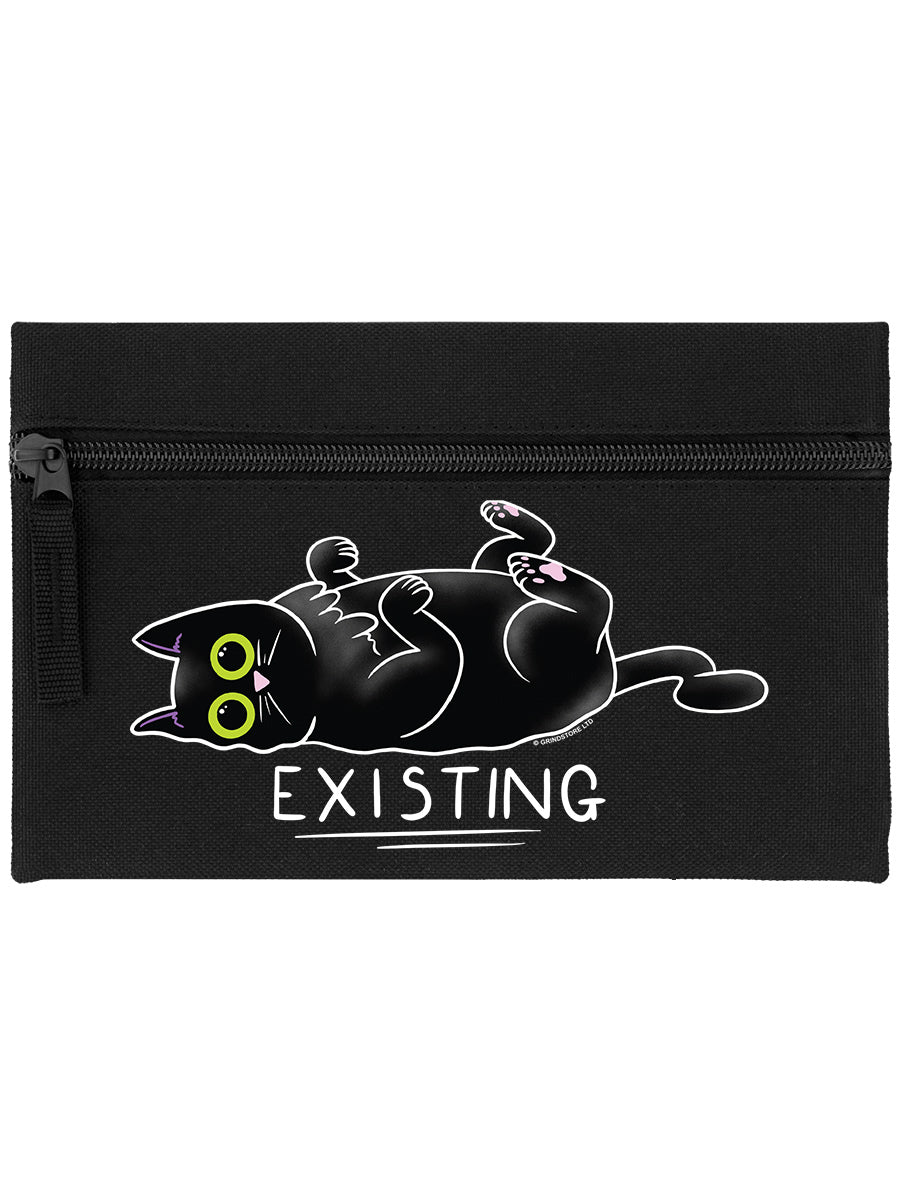 Shadow The Existing Kitten Black Pencil Case