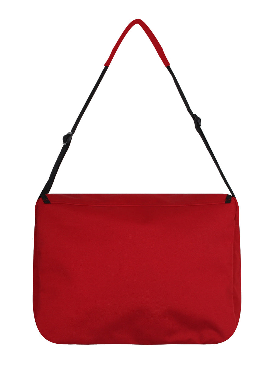 Silly Goose Red Messenger Bag