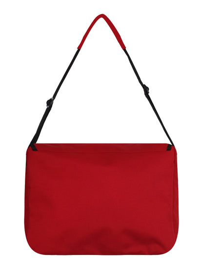 Silly Goose Red Messenger Bag