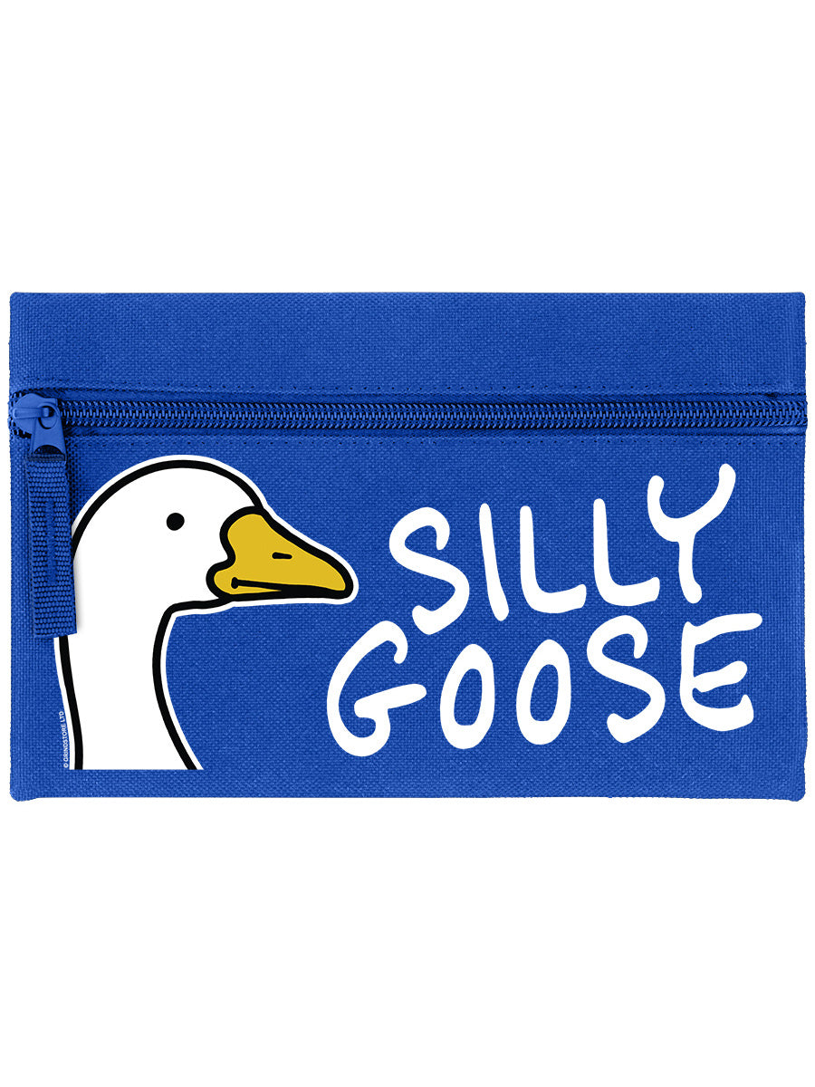 Silly Goose Royal Blue Pencil Case