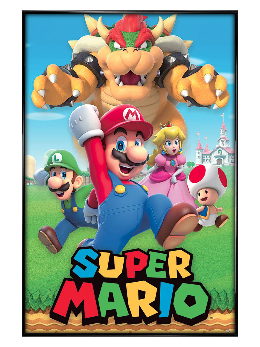 Super Mario Character Montage Maxi Poster