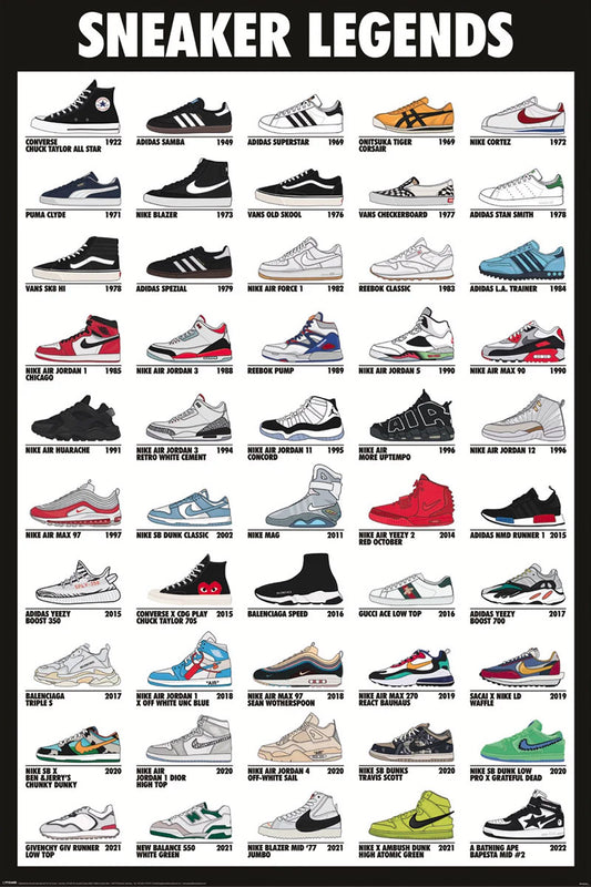 Sneaker Legends Maxi Poster