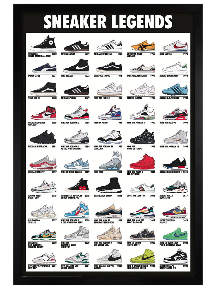 Sneaker Legends Maxi Poster