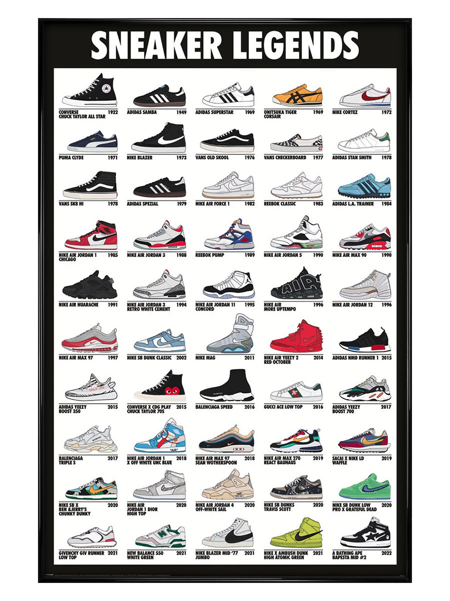 Sneaker Legends Maxi Poster